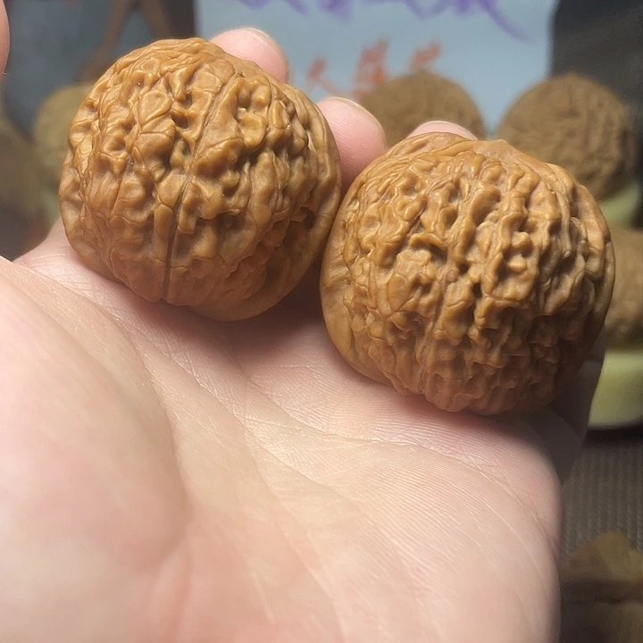 吊坠文玩核桃39莲花