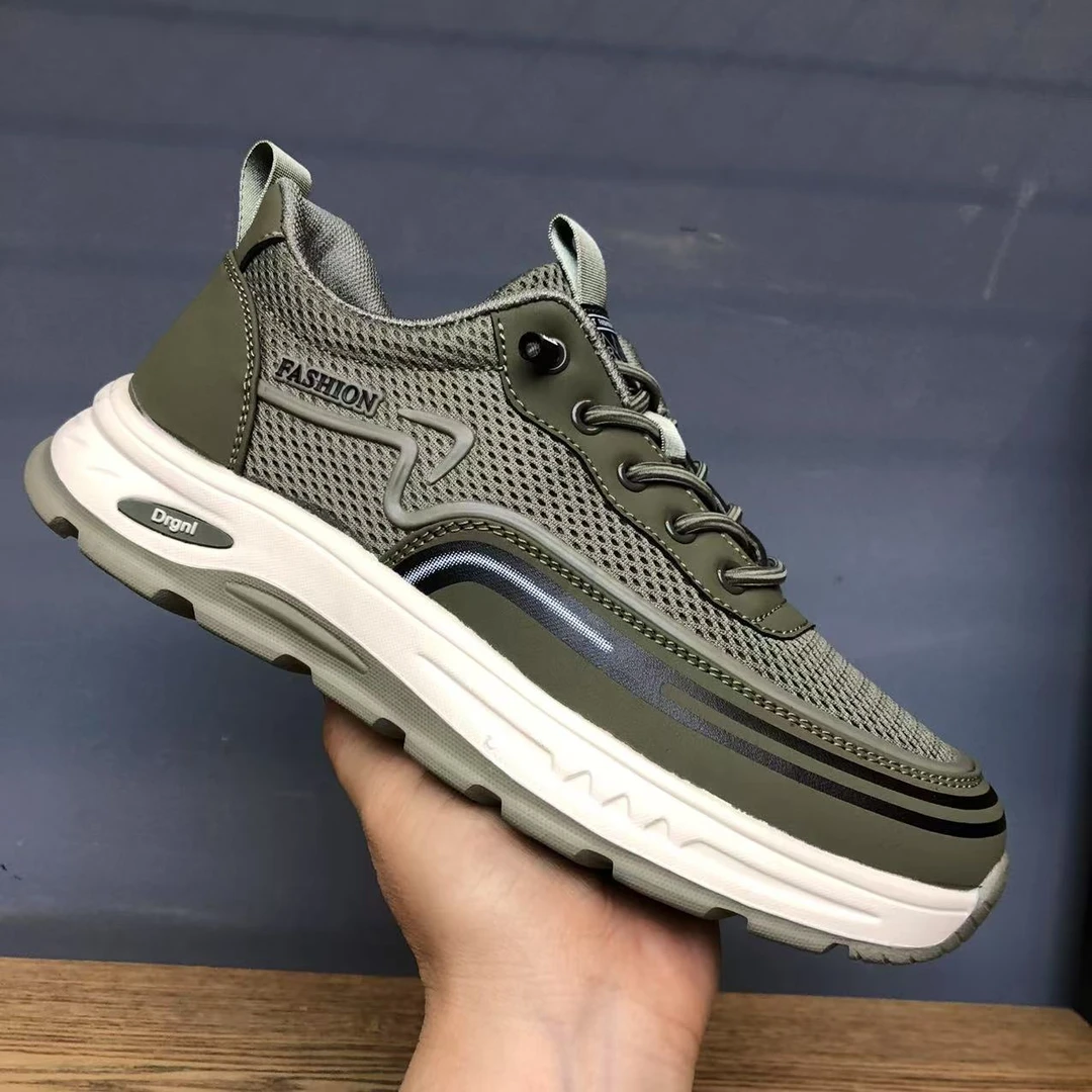 男鞋时尚百搭男士运动休闲透气潮鞋软底跑步潮流春季夏季男鞋