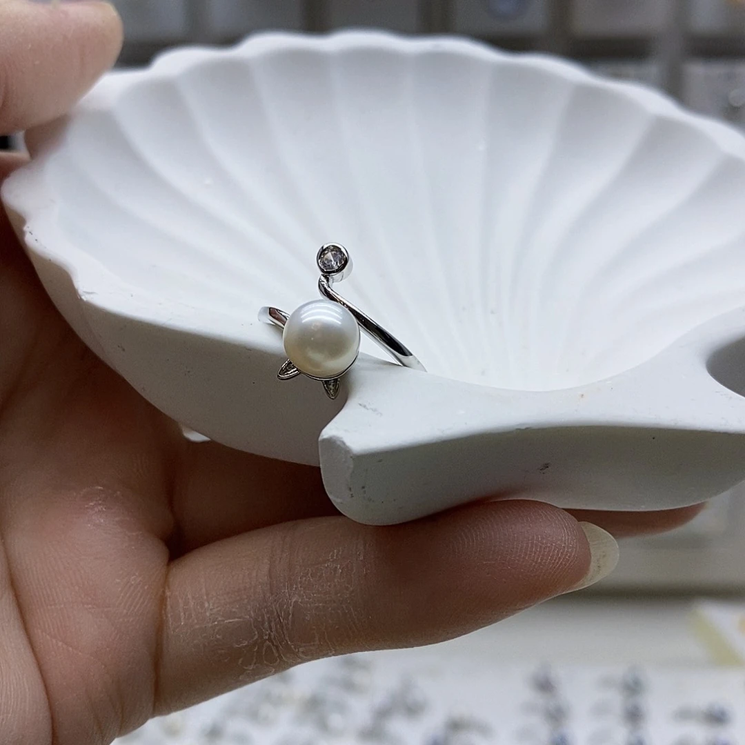 颈饰合金淡水珍珠