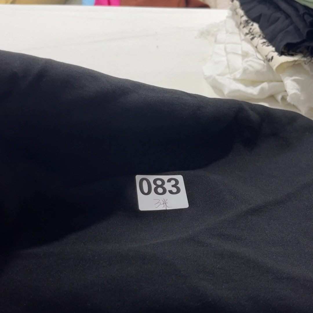天丝（莱赛尔纤维）麻083黑色天丝麻3米