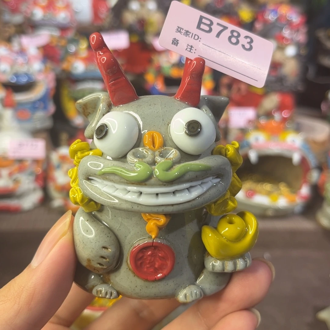 泥塑纯手工茶宠摆件