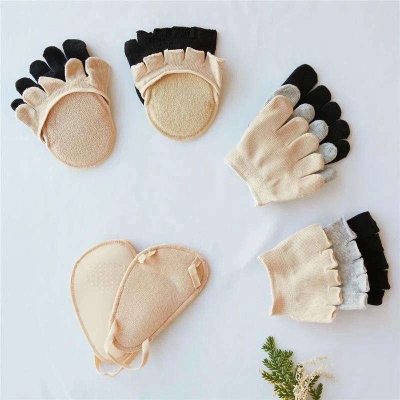 透气吸汗 掌袜 五指袜 纯棉 防潮吸汗抗菌百搭5双装