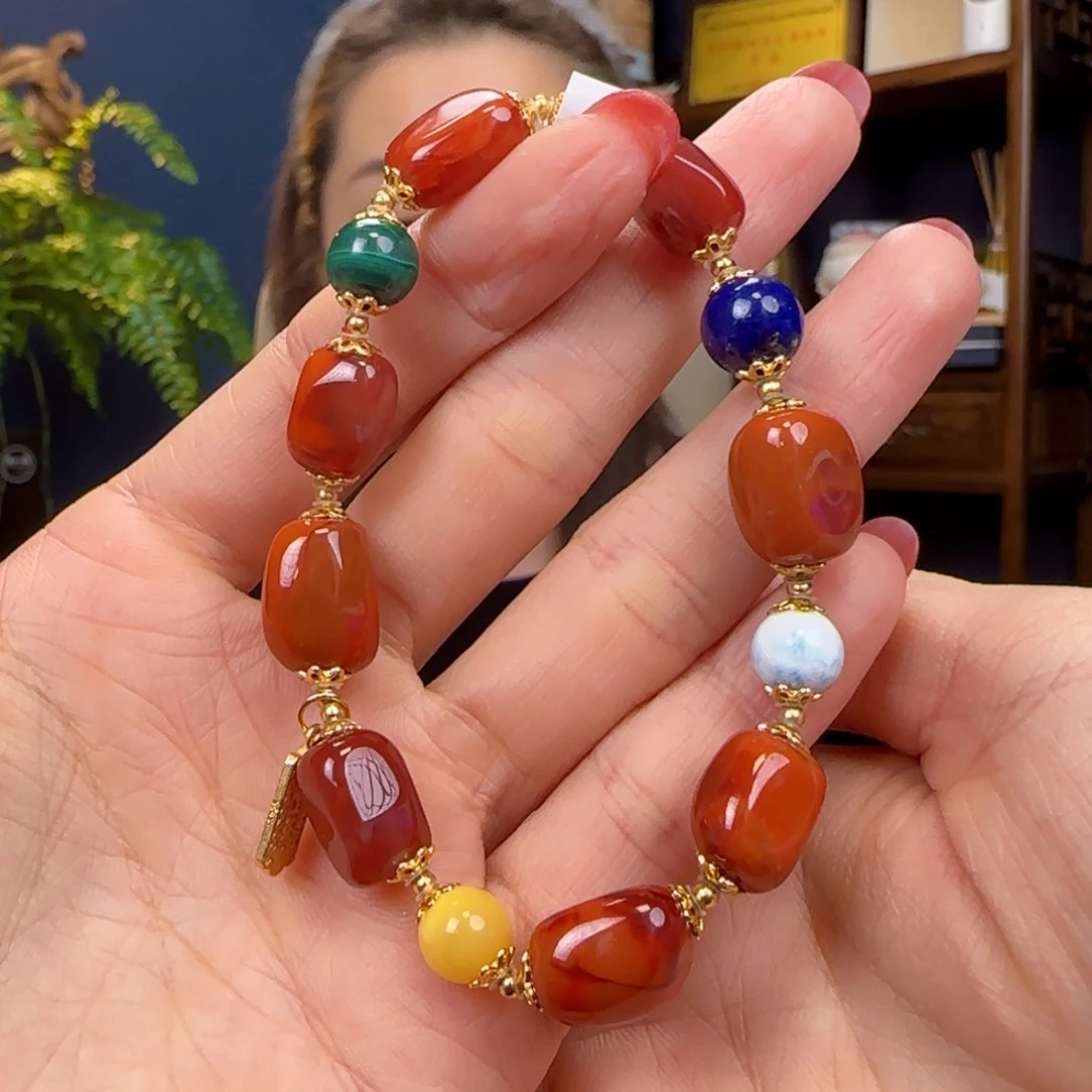 南红玛瑙颈饰未镶嵌111111111