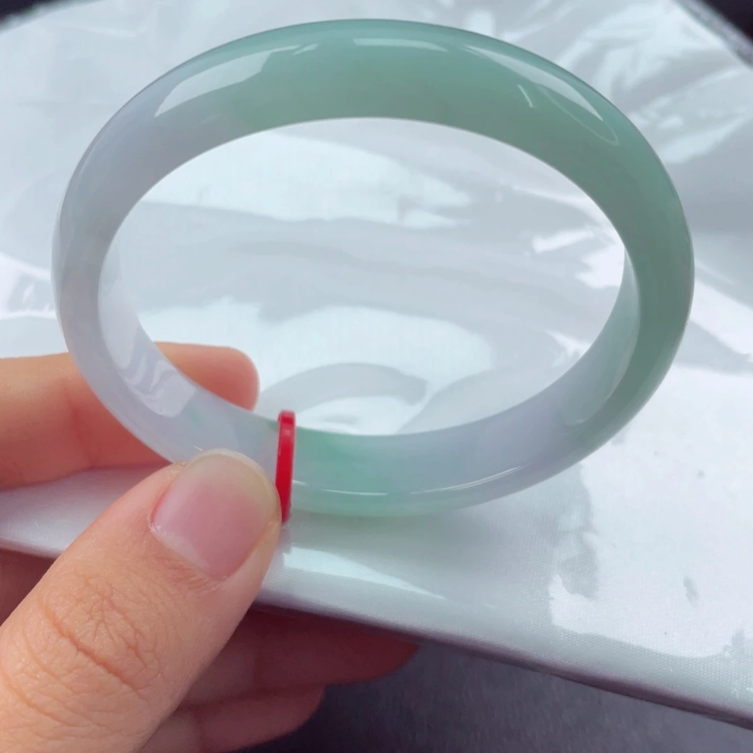 翡翠未镶嵌手镯（贵妃镯）5354贵妃