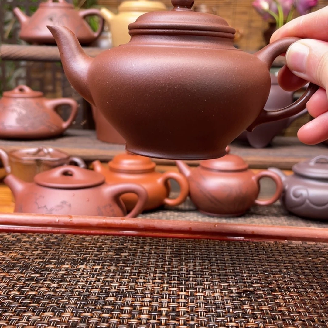 茶壶紫砂宜兴原矿紫砂手工制240