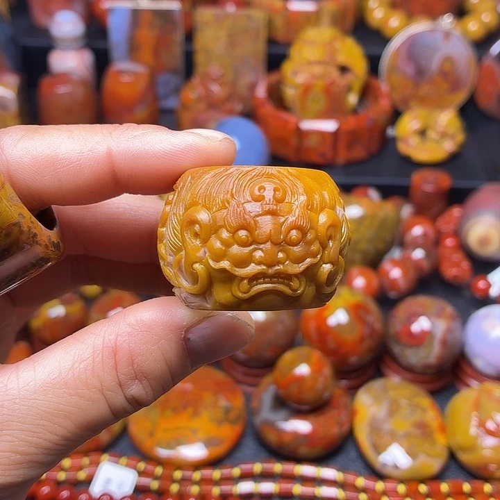 玛瑙/玉髓未镶嵌扳指