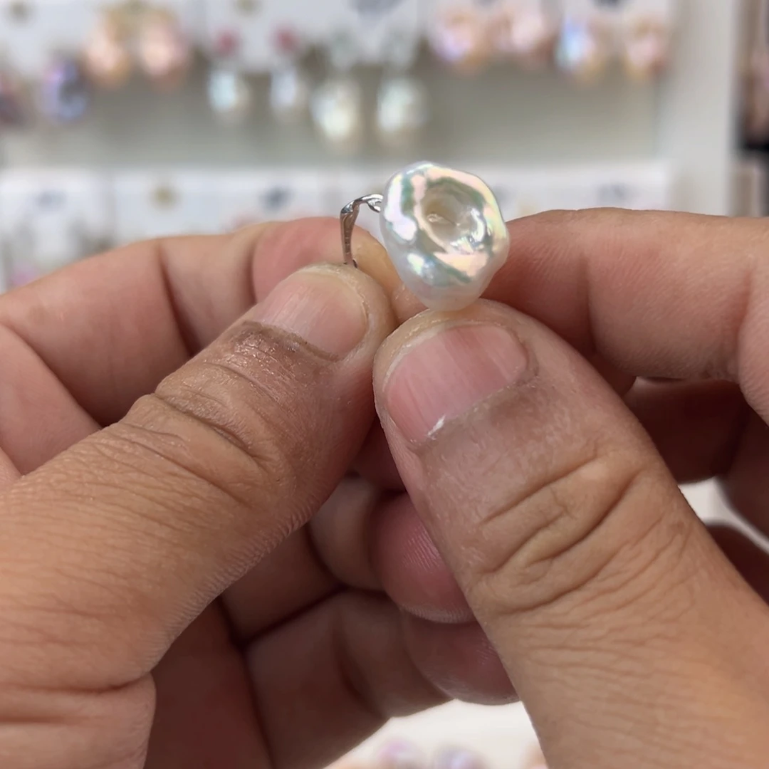 淡水珍珠戒指银S925镶嵌