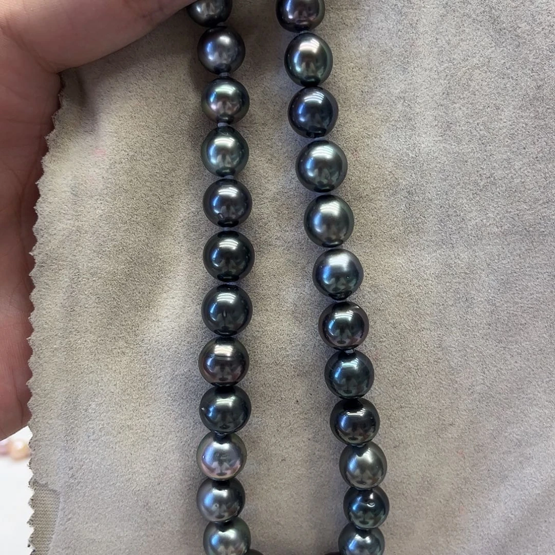 颈饰银S925镶嵌海水珍珠