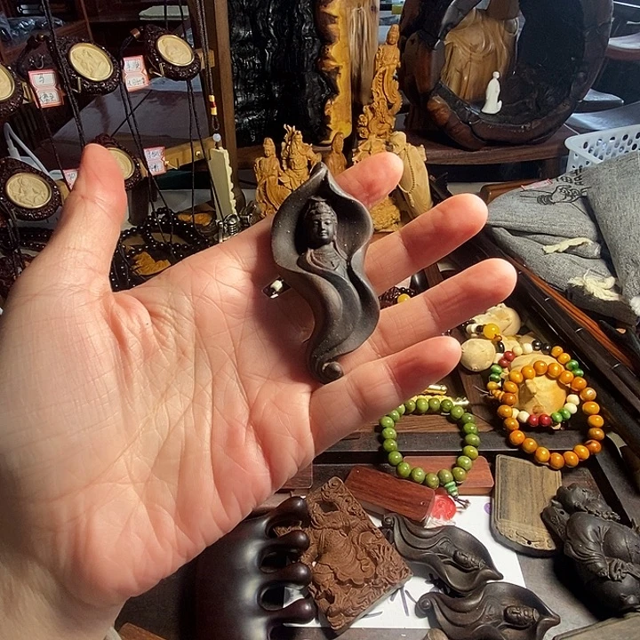 黑酸枝木类黑檀吊坠