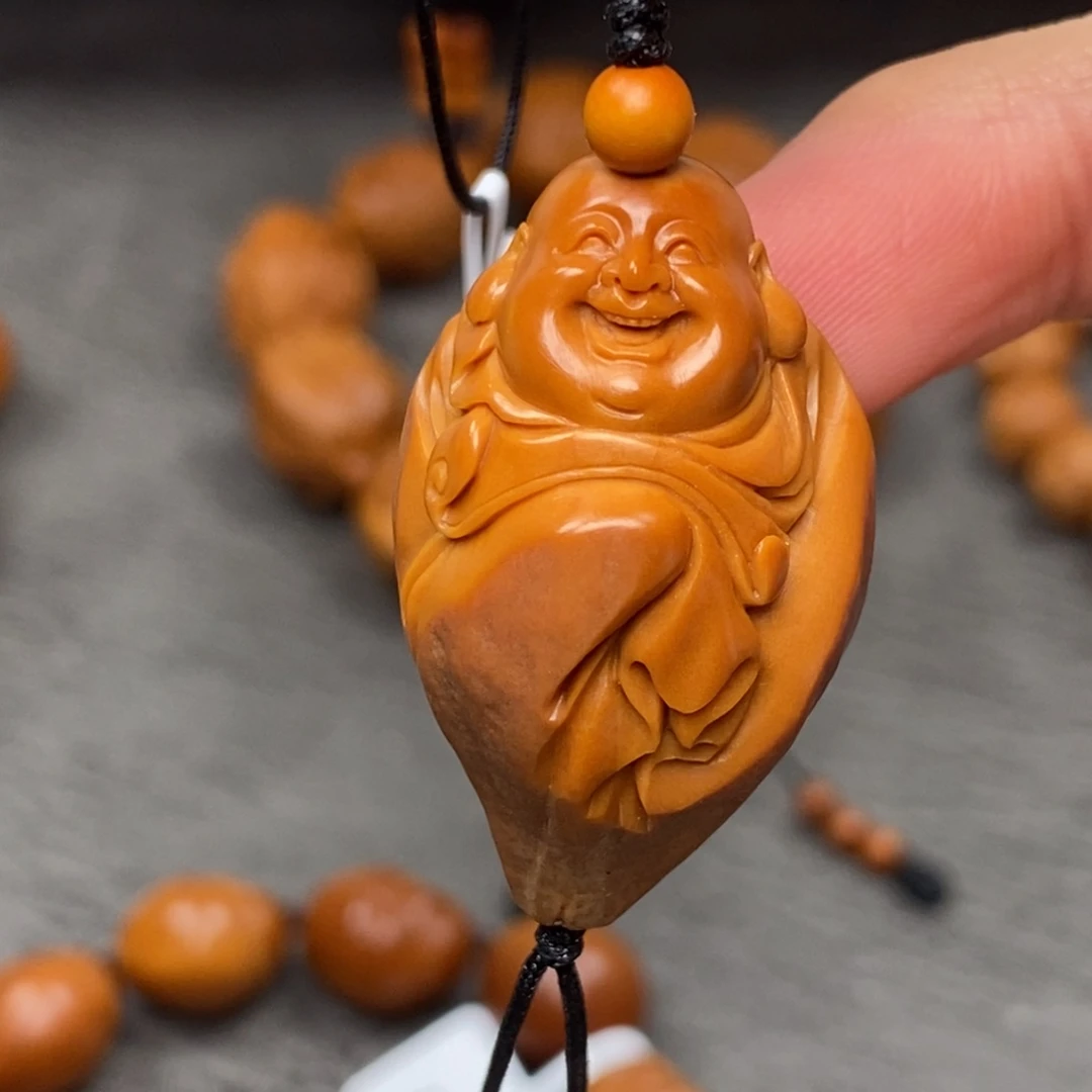 橄榄核手串/手链包衣如意弥勒单子