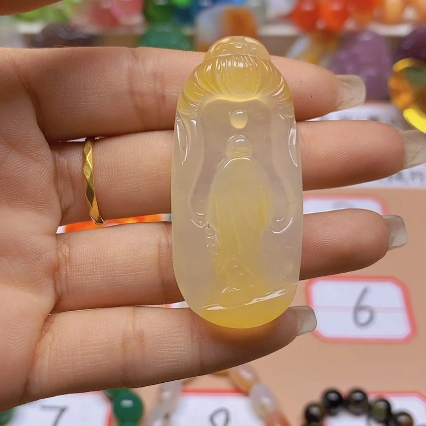 【闪购商品】玛瑙/玉髓玉牌未镶嵌人*