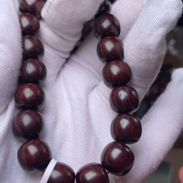 小叶紫檀手串/手链原汁原味11/12老型 包浆款泥料 特价