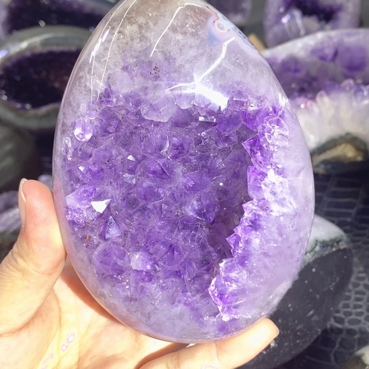 未镶嵌珠宝半成品紫晶