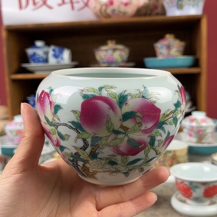 微瑕单杯景德镇陶瓷