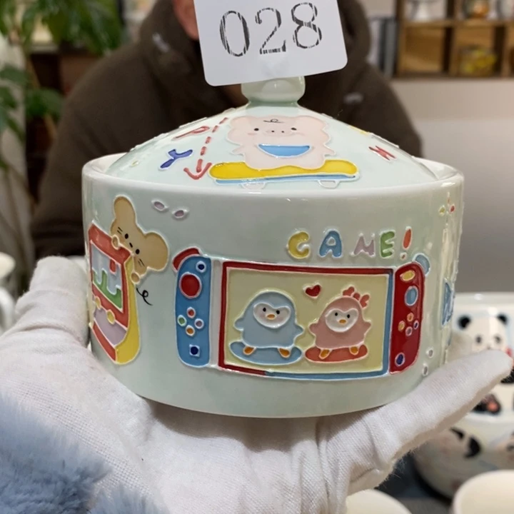 杯景德镇釉下彩手绘
