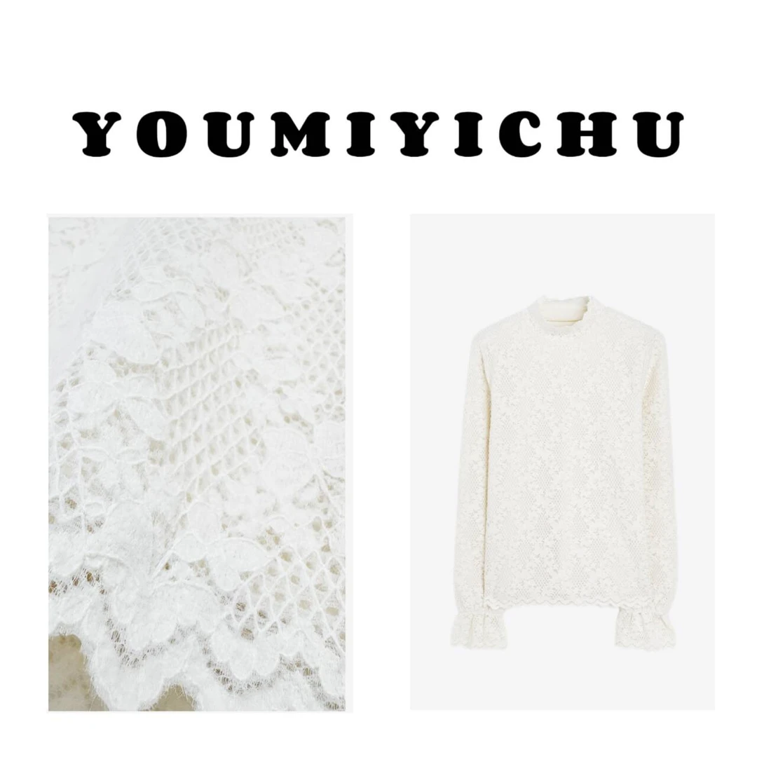 Y.M | 织梦星 睫毛感温柔风十足半高领加厚打底衫1278