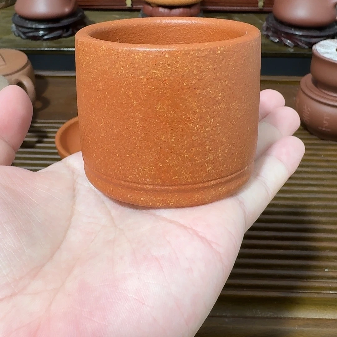 紫砂茶壶80cc降坡泥马蹄杯
