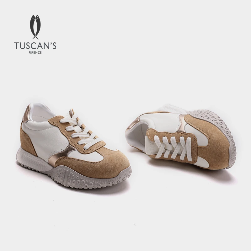 TUSCAN'S厚底百搭德训鞋经典老爹鞋休闲鞋时尚通勤女鞋时代双鱼