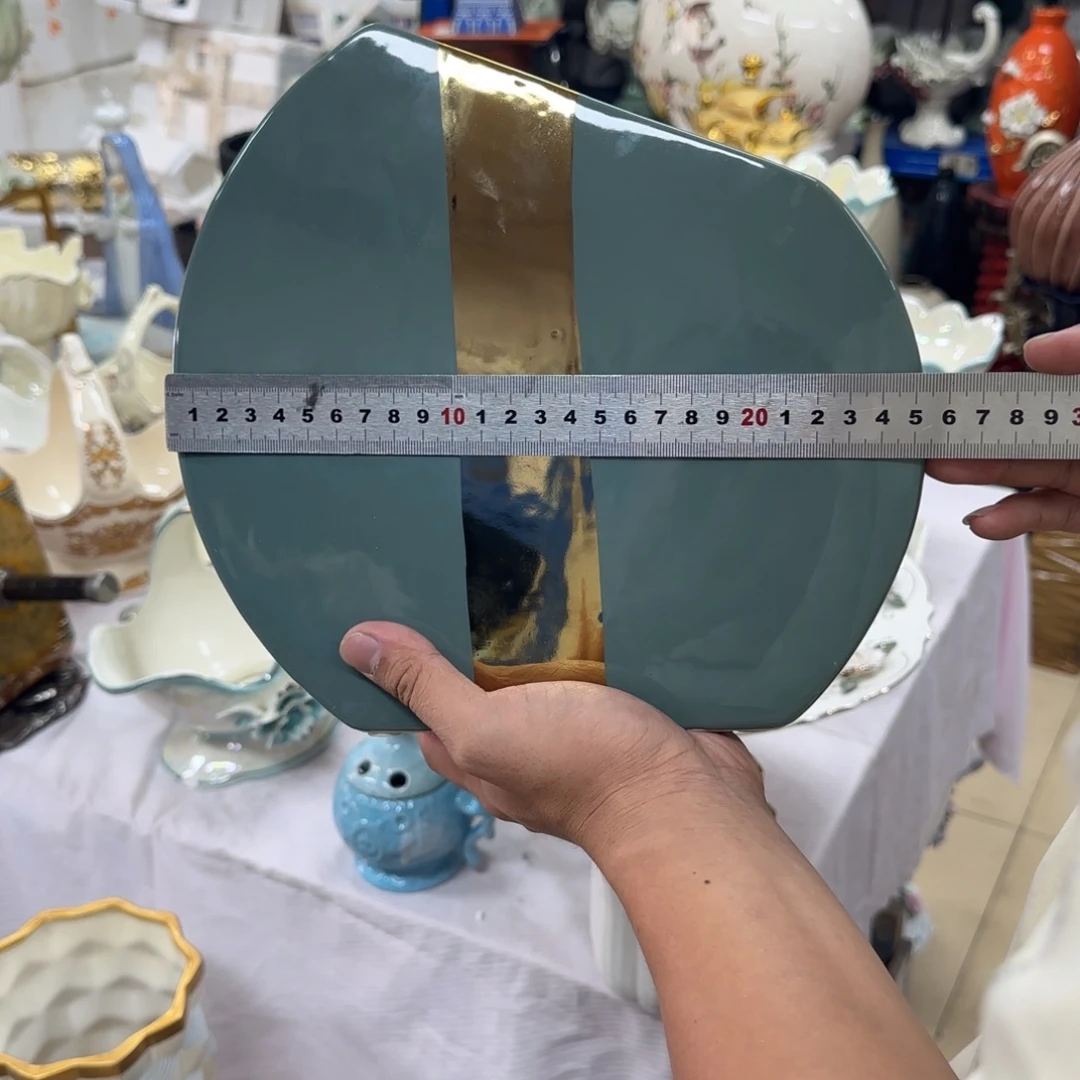 瓷片陶瓷工艺花瓶摆件