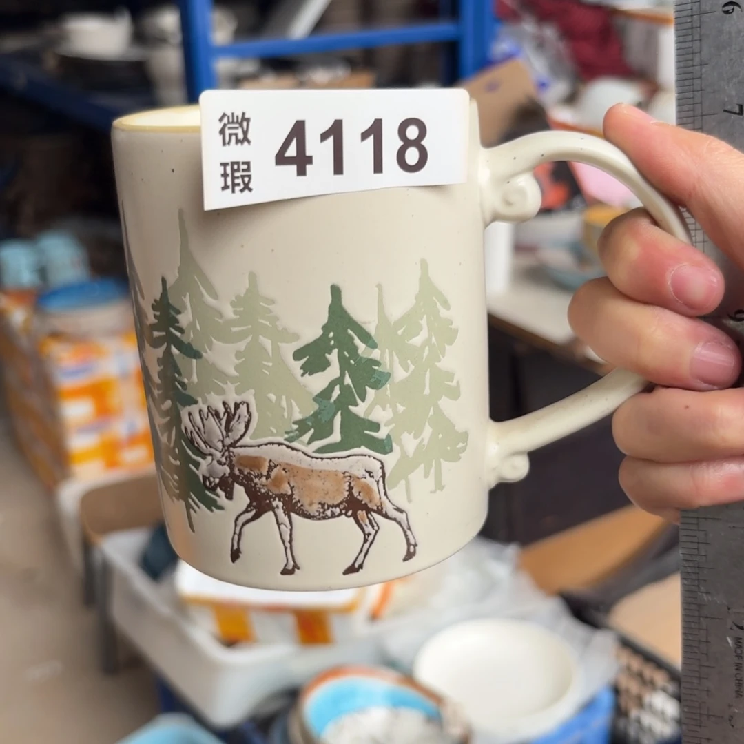 陶瓷4118 微瑕陶瓷餐具2个