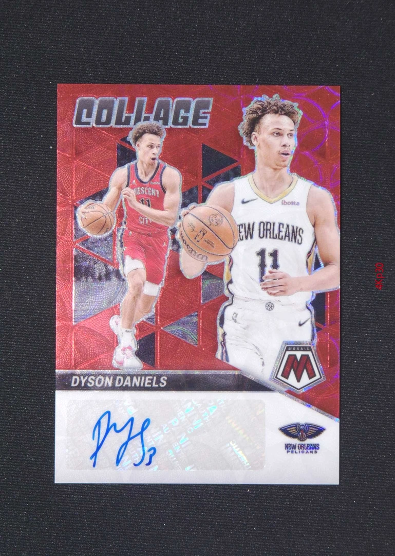 【直播开价】戴森丹尼尔斯 帕尼尼NBA国宝手提亲笔签名球星卡