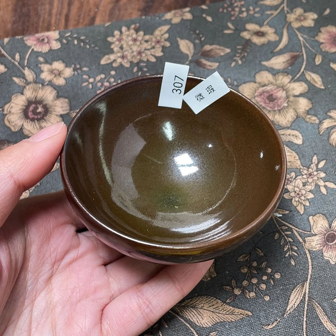 茶盏307福临号建盏主人杯微瑕