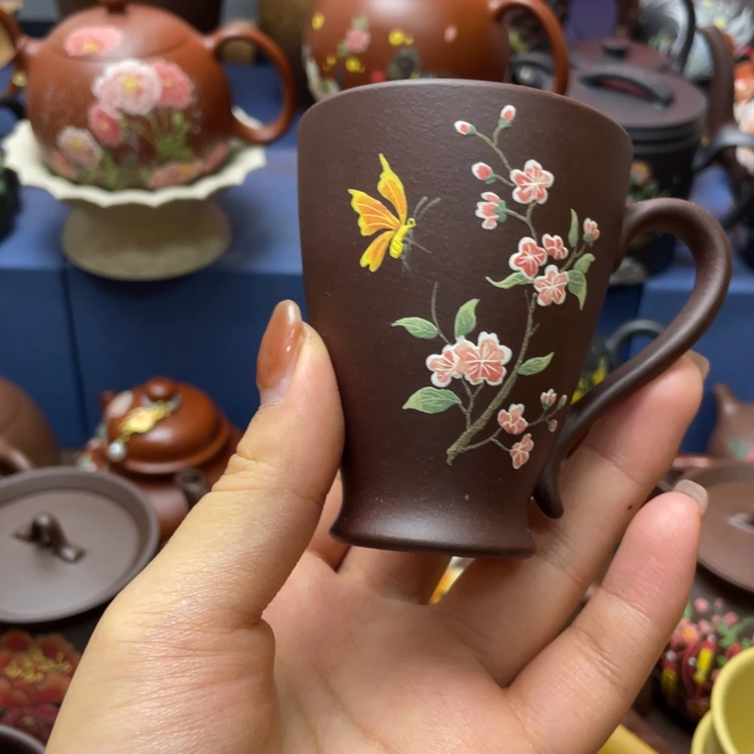 紫砂茶杯紫砂主人杯100c