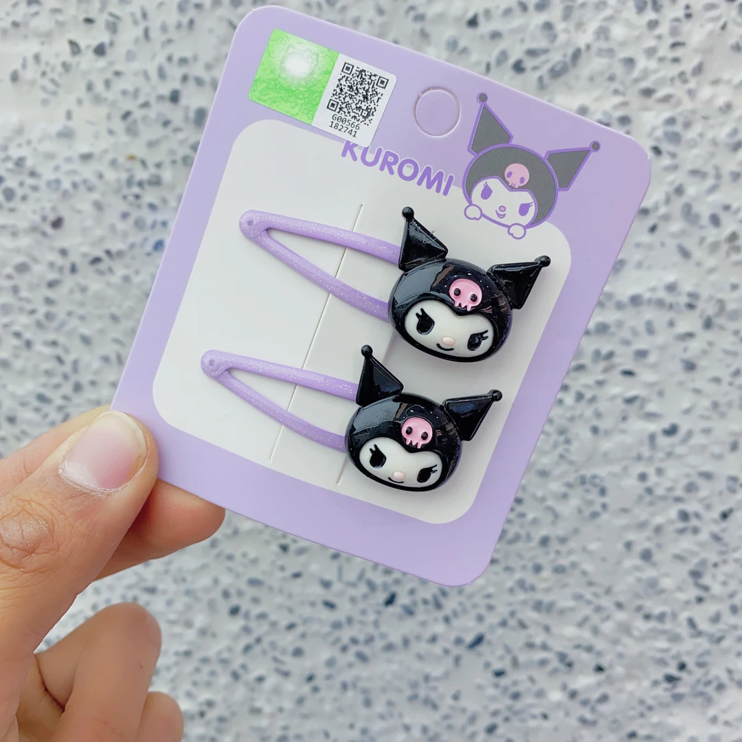 【YG-88213】紫双掰掰夹发圈可爱女童儿童配饰发绳发饰