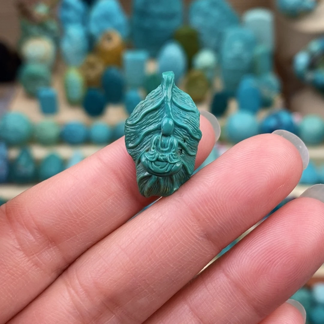 绿松石珠宝奇石未镶嵌