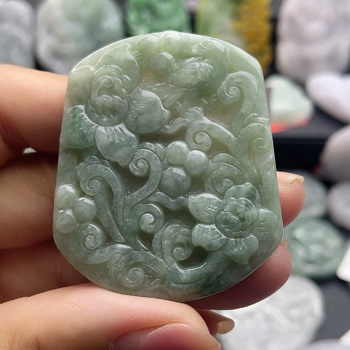 翡翠未镶嵌颈饰天然翡翠