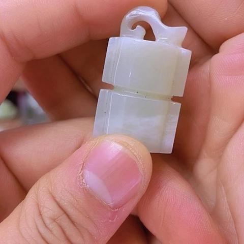 和田玉（糖玉）挂件未镶嵌老*