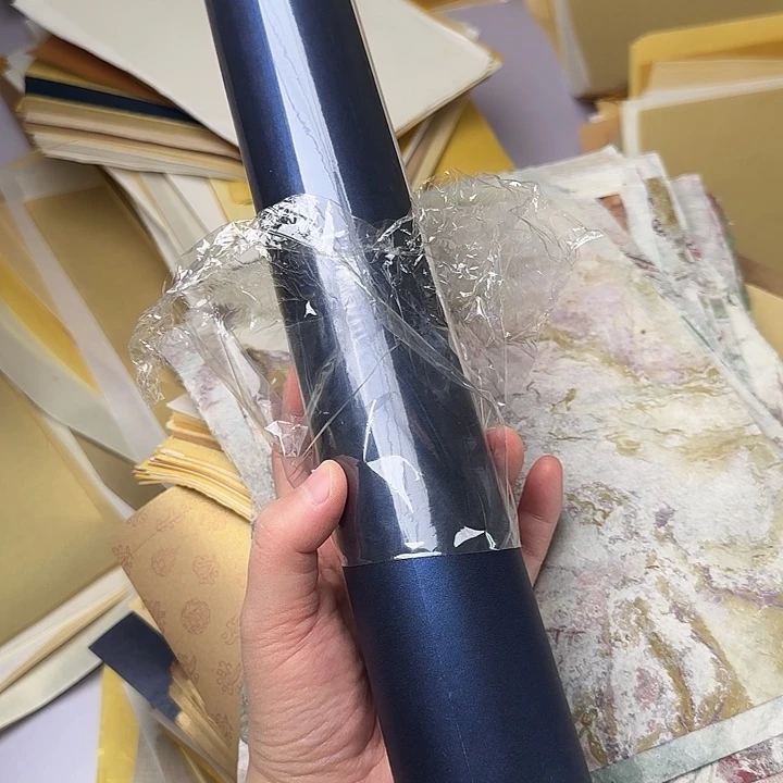 藏青色长卷35×20米