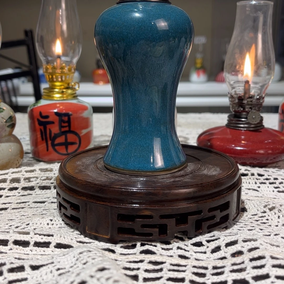 摆件景德镇陶瓷香薰灯