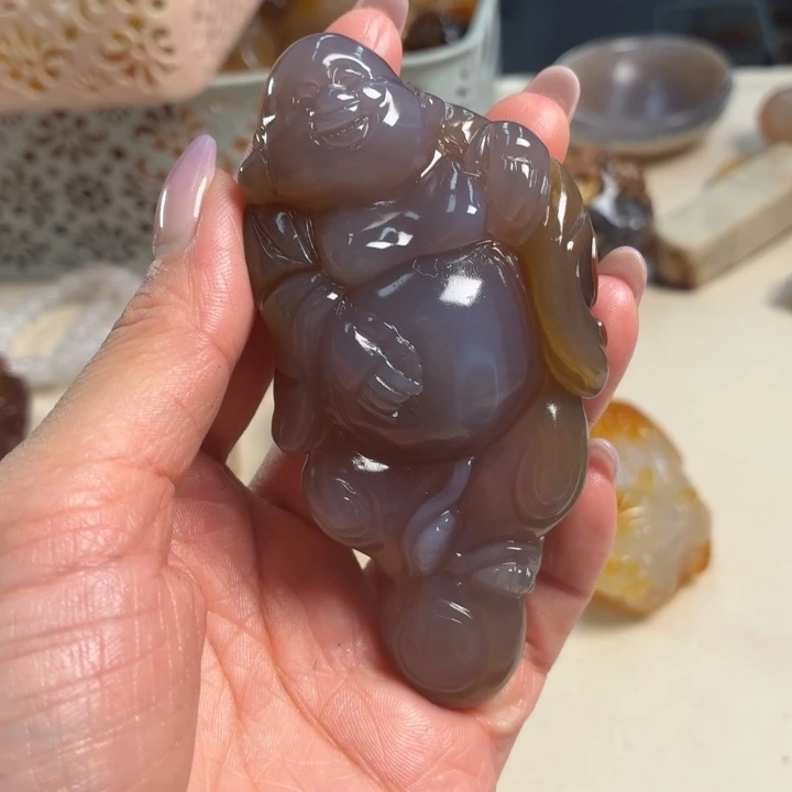 玛瑙/玉髓未镶嵌吊坠(不含链)