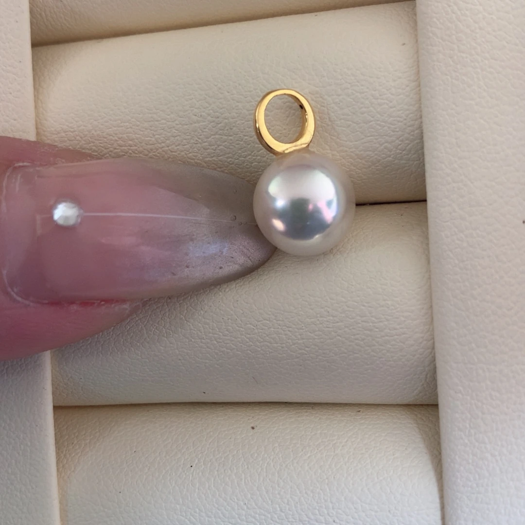 海水珍珠颈饰18K金镶嵌