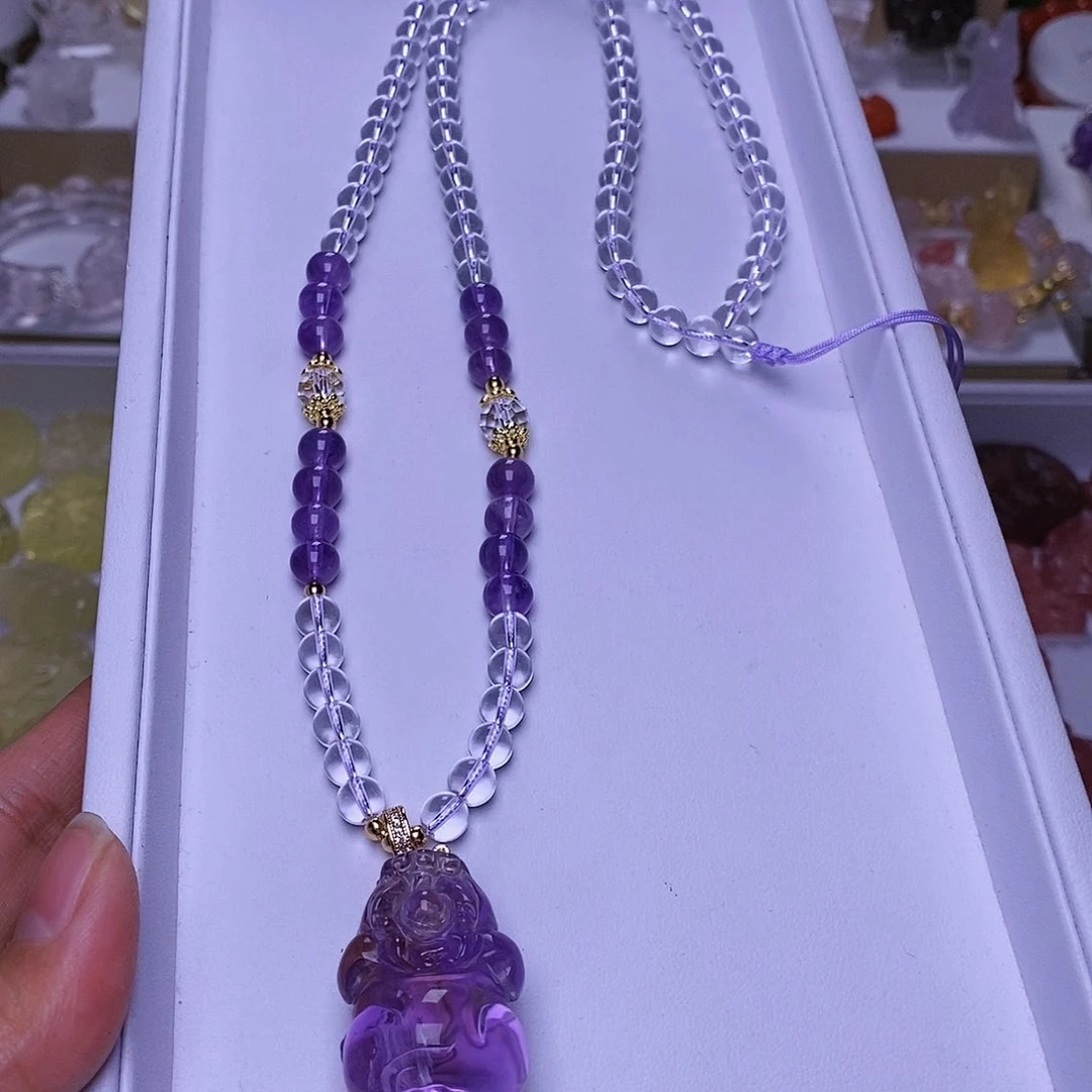 水晶颈饰未镶嵌林*一套宠链