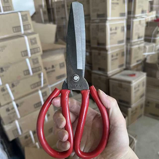 汪吾铨4812皮革剪毛毯地毯剪皮料剪刀工业平头一体锰钢长头大手柄