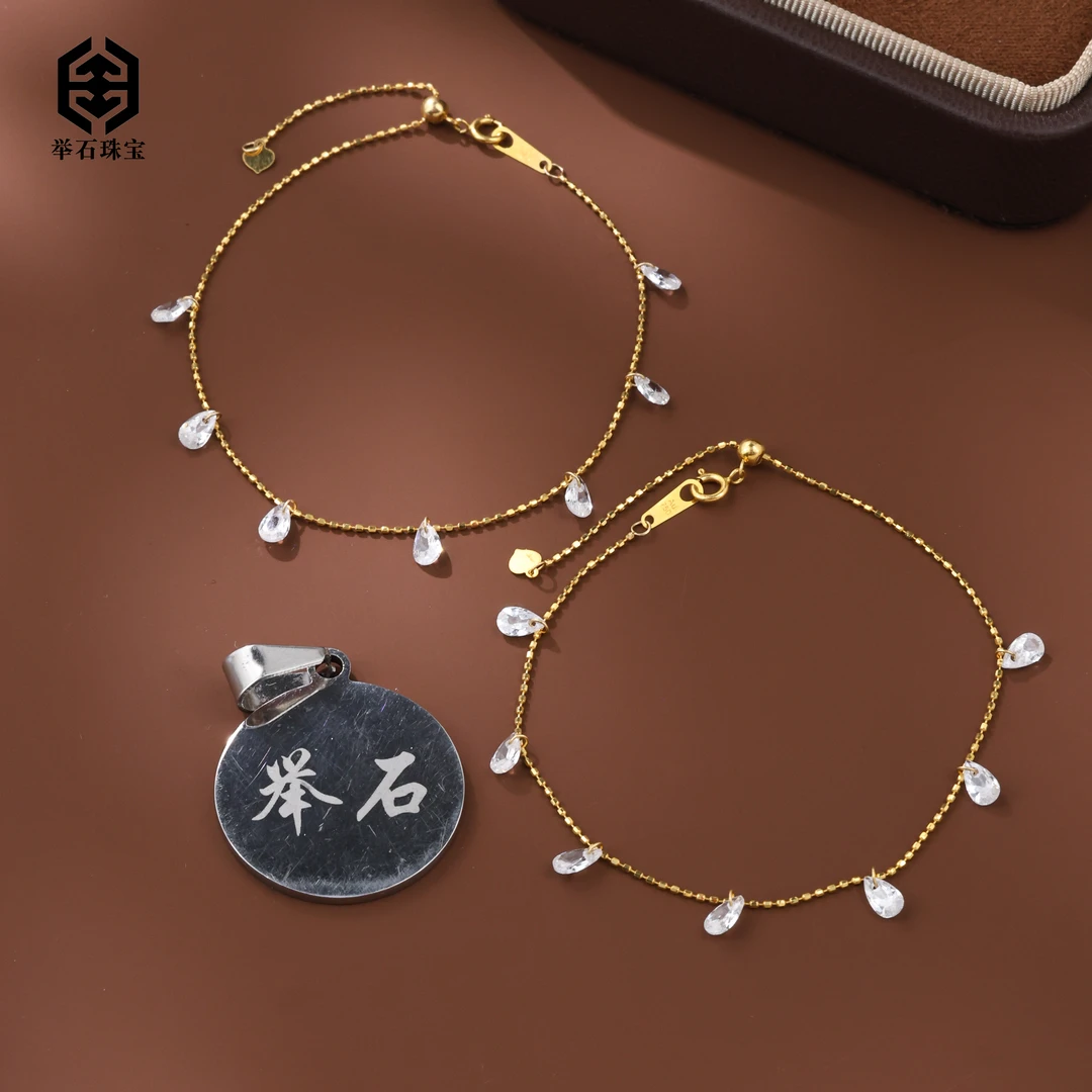 合成锆石【举石珠宝】T0224-1000-146个性手链18k（一件/多样性发）Q