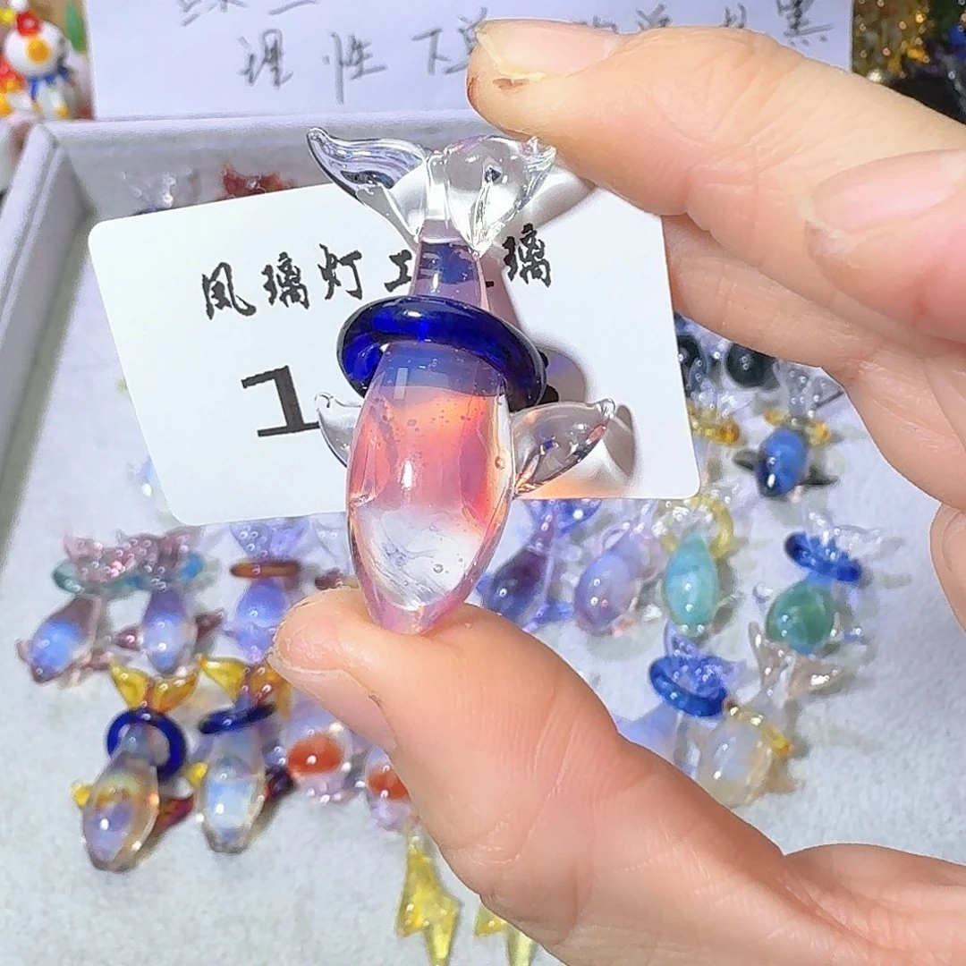 琉璃颈饰178鲸鱼吊坠