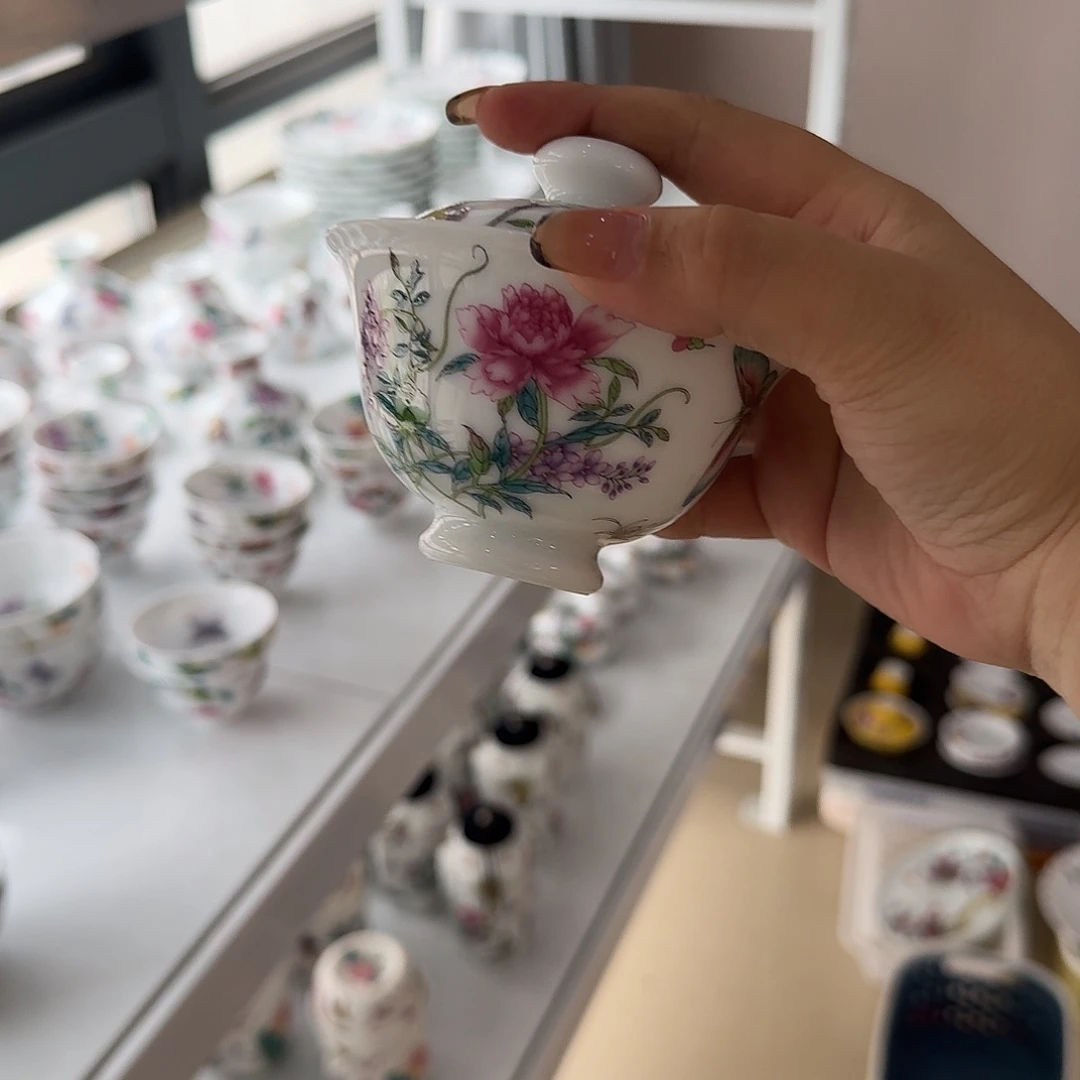 珐琅彩主人杯茶具系列