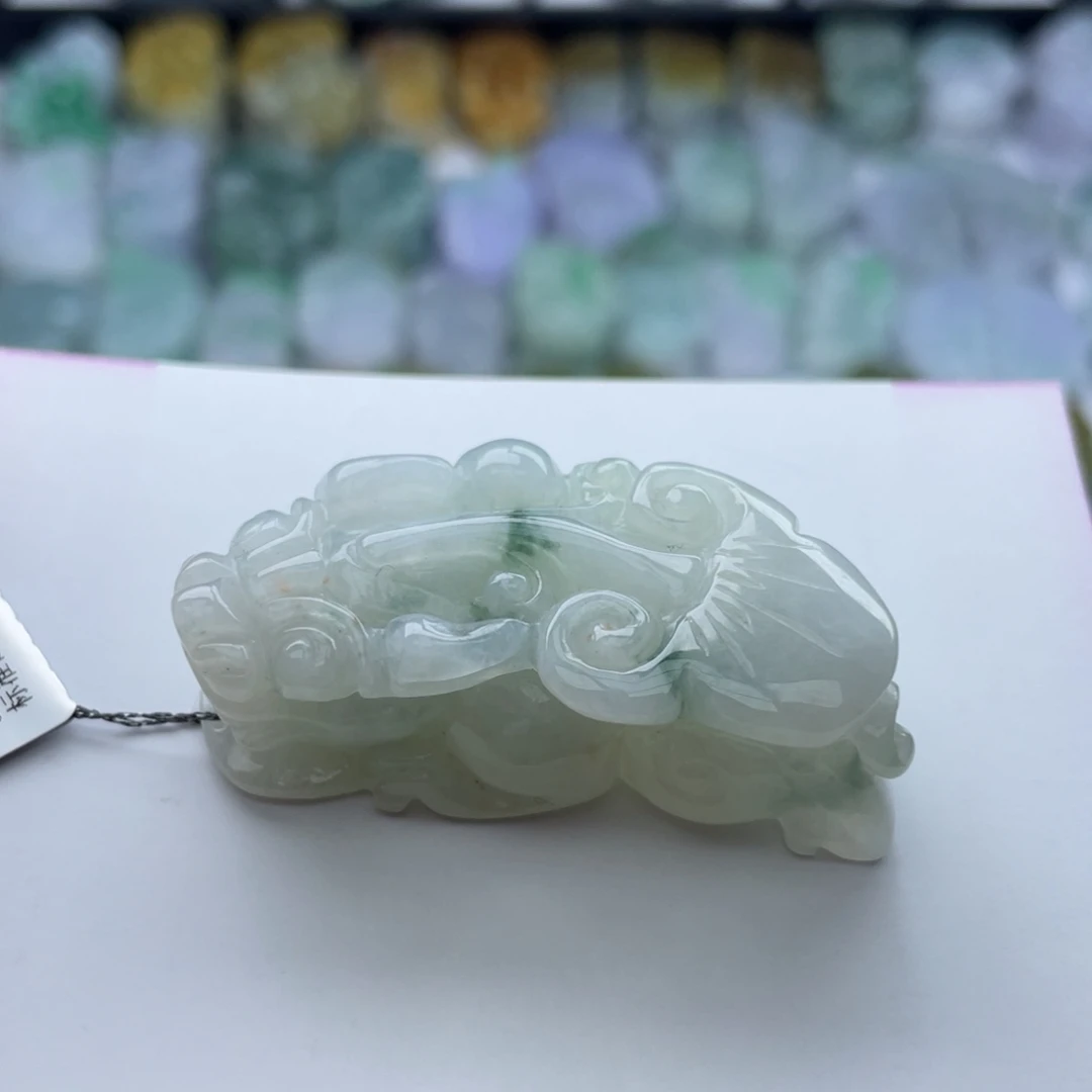 翡翠颈饰未镶嵌貔貅
