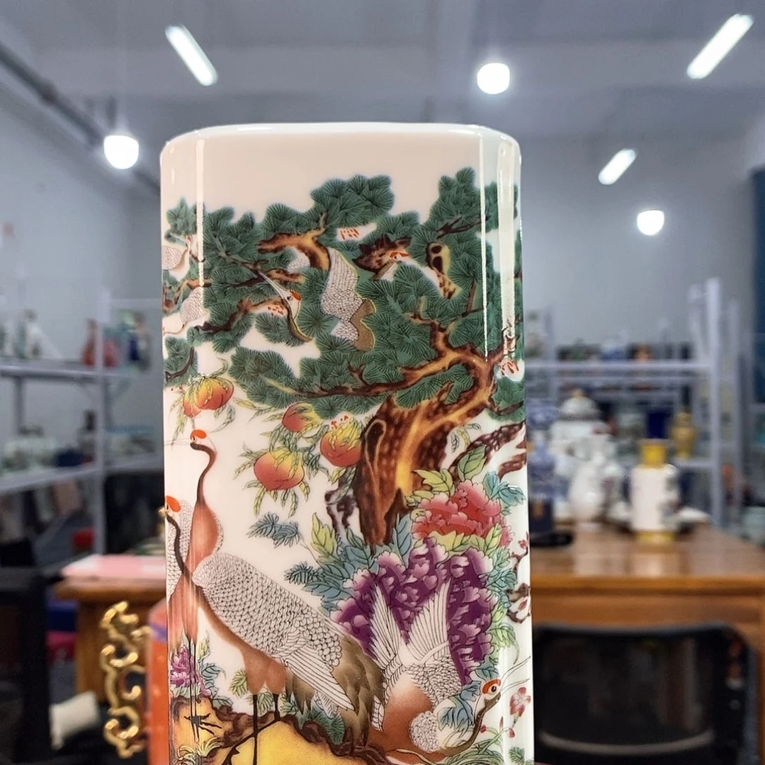 摆件景德镇陶瓷花瓶摆件