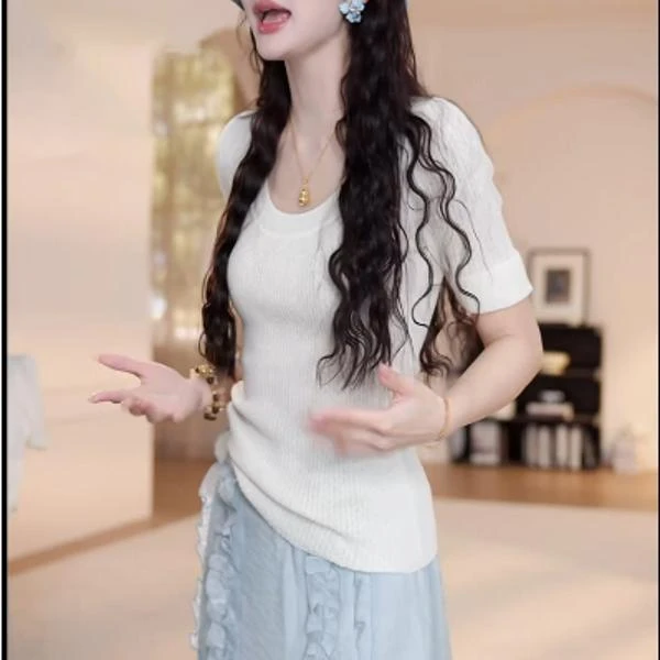 杨杨 夏季时尚修身短袖LK2502553