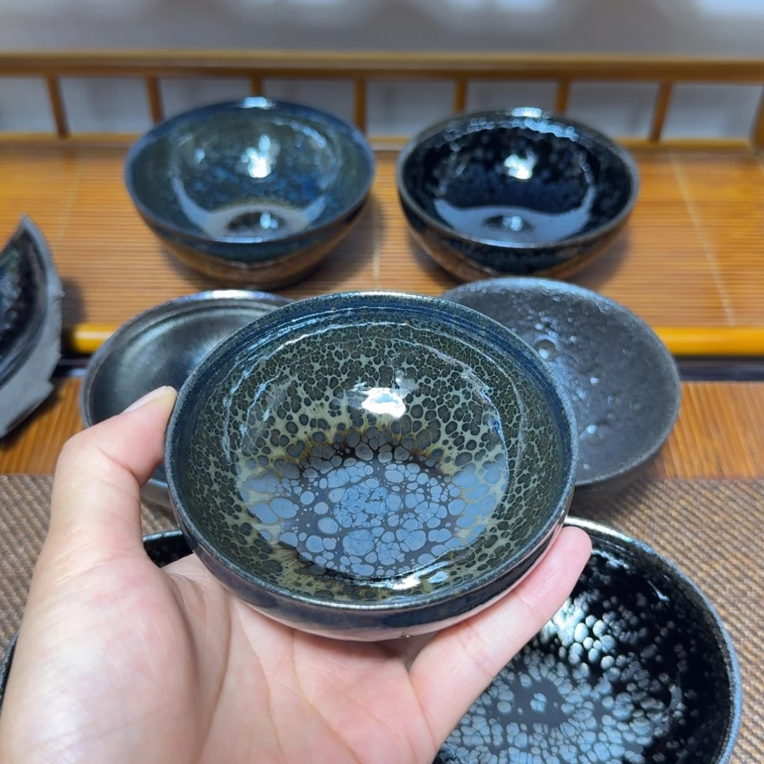 茶盏建盏手工制作主人杯茶杯的