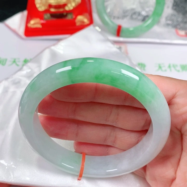未镶嵌手镯翡翠   编号0266 正圈59+