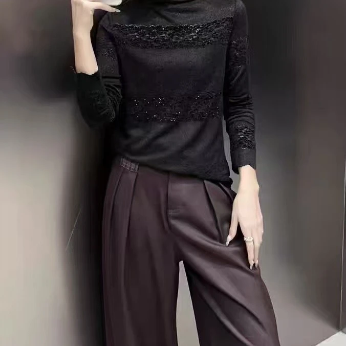 时尚女装半高领上衣628