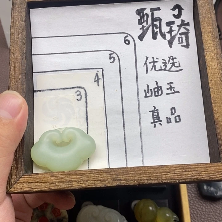 未镶嵌蛇纹石玉颈饰梦*