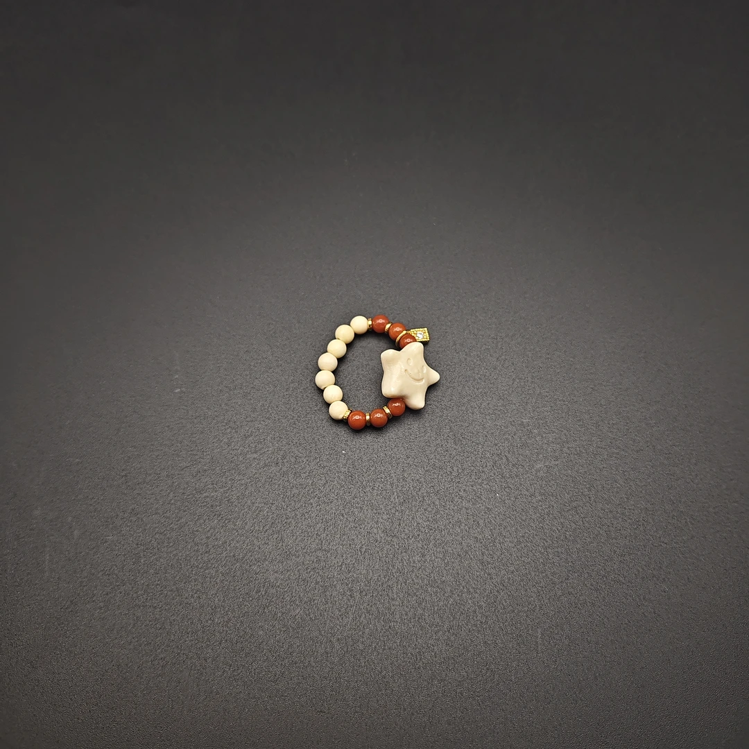 SC383-猛犸牙 工艺品 创意戒