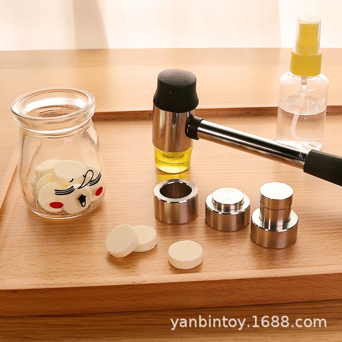 T奶片压片机家用压奶片机做奶片神器奶片模具奶粉压片器砸打压片