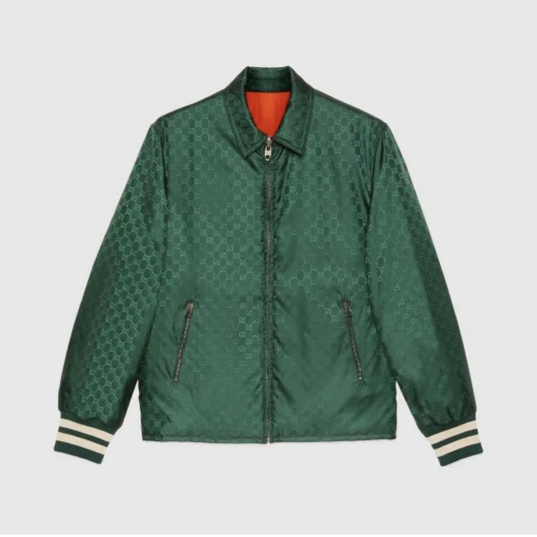 全新未使用 GUCCI/古驰 古驰满印双面穿夹克外套/48码/全新